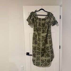 Manuhealii Reina Dress in Leaf